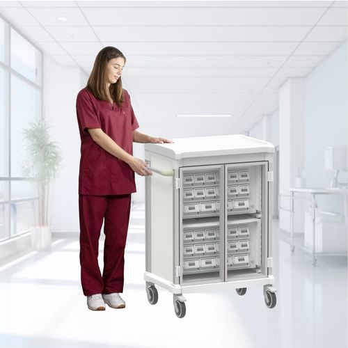 Медицинская тележка - Pegasus Medical Concepts - для больниц / для лекарств / для распределения лекарств