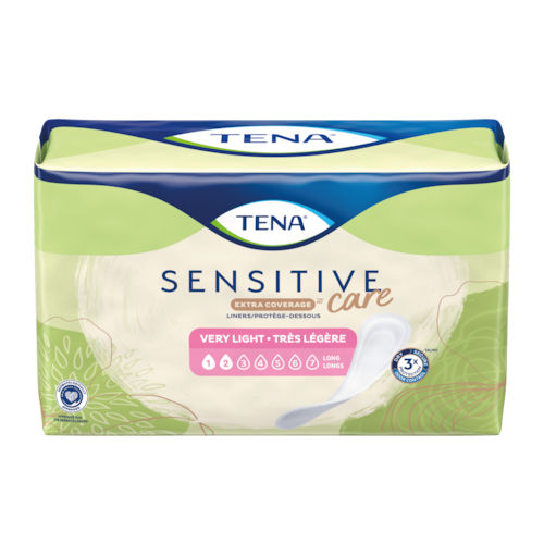 Гигиеническая прокладка для женщин - EXTRA COVERAGE VERY LIGHT - TENA - упаковка 50 штук