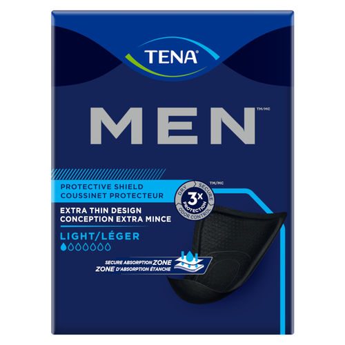 Гигиеническая прокладка для мужчин - Men™ Protective Shield Light - TENA - упаковка 14 штук