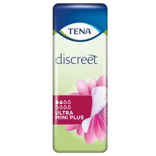 Гигиеническая прокладка для женщин - Discreet Ultra Mini Plus - TENA - упаковка 24 штуки