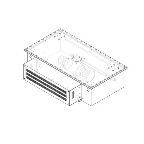 Генератор рентгеновского излучения для радиографии - SB-160 - Source-Ray, Inc - установленный в системе
