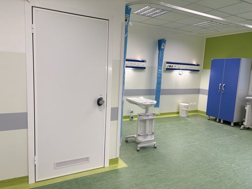 Служебная дверь - PBM1S45AL - HOSPITAL DIVISION - для больничной палаты / для лаборатории / для медицинского кабинета