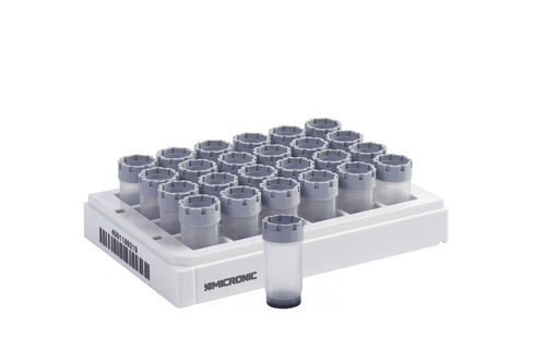 Цилиндрическая пробирка - 3.50 mL - MICRONIC - из полипропилена / для хранения тканей / с внешней резьбой