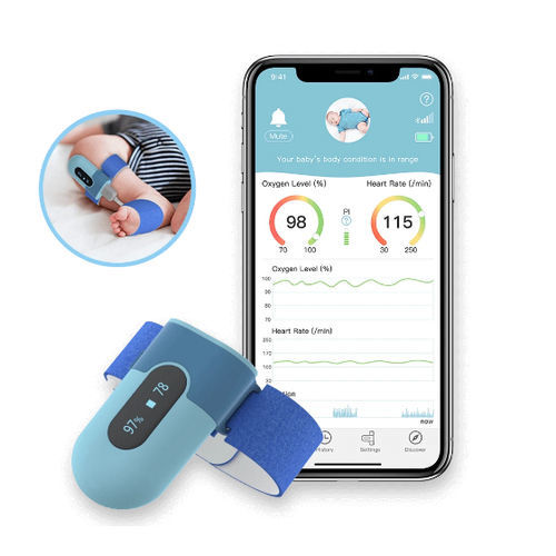 Пульсоксиметр на запястье - BabyO2 - Shenzhen Viatom Technology Co., Ltd. - медицинский / для обслуживания пациентов на дому / педиатрический