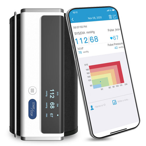 Автоматический электронный тонометр - BP2A - Shenzhen Viatom Technology Co., Ltd. - с беспроводной сетью / Bluetooth / iOS