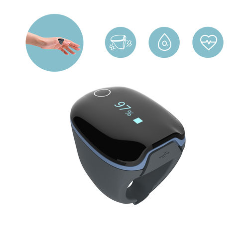 Кольцевой пульсоксиметр - O2Ring - Shenzhen Viatom Technology Co., Ltd. - для СИПАП-терапии / для обслуживания пациентов на дому / бариатрический
