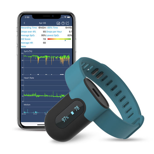 Пульсоксиметр на запястье - SleepU - Shenzhen Viatom Technology Co., Ltd. - для апноэ сна / для смартфона / bluetooth