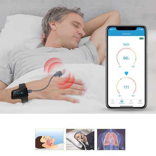 Пульсоксиметр на запястье - checkme o2 max - Shenzhen Viatom Technology Co., Ltd. - для СИПАП-терапии / для обслуживания пациентов на дому / для апноэ сна
