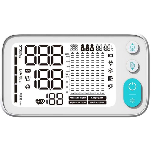 Автоматический электронный тонометр - Bp3 - Shenzhen Viatom Technology Co., Ltd. - Bluetooth / с заряжаемой батареей / с портом USB