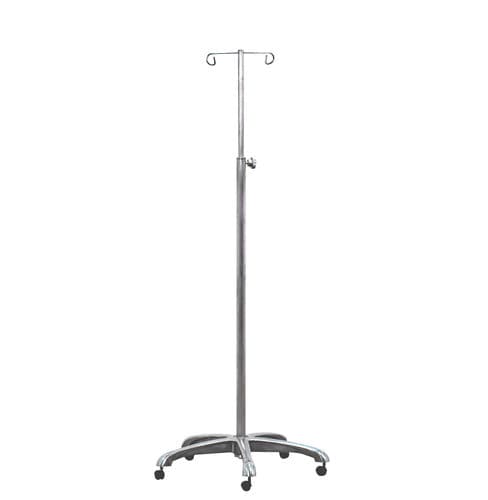 Стойка для сыворотки на роликах - BIHR008B - BiHealthcare - 2 крюка