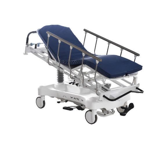 Тележка-каталка перекладчик пациента - Speeco x - BiHealthcare - гидравлическая / с регулируемой высотой / с регулируемой спинкой