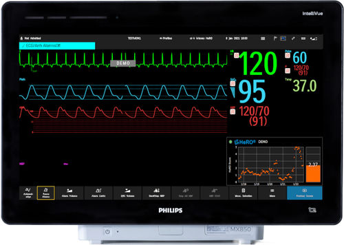 Монитор жизненно-важных признаков - HeRO ES - Medical Predictive Science Corporation - для интенсивной терапии / LCD / со встроенным ПК