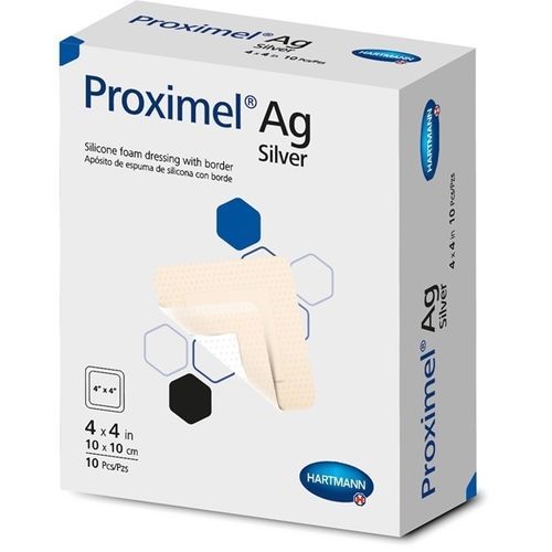Повязка для защиты кожи из силикона - Proximel® Ag - Hartmann - воздухопроницаемая / водонепроницаемая / неклейкая