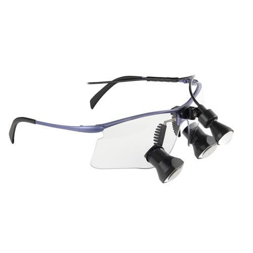 Налобный осветитель LED - Mini6 - Q-Optics - с заряжаемым аккумулятором / для бинокулярной лупы