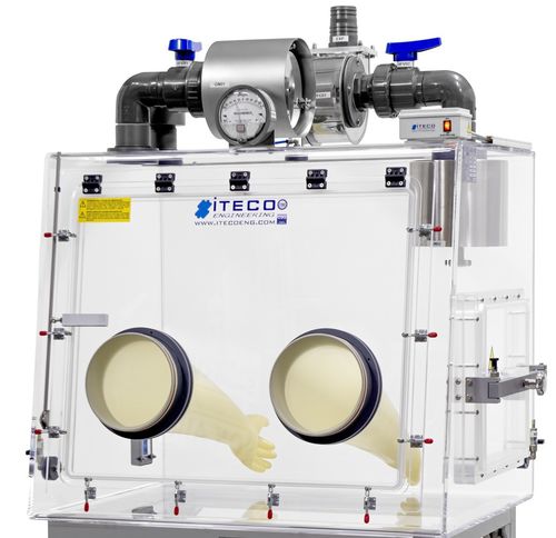 Бардачок для исследований и разработок - EL102F - ITECO Engineering Italy - для содержания в изолированном пространстве / настольный / из акрила