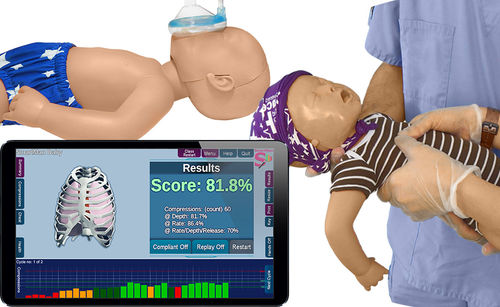 Учебный манекен для неотложной медицинской помощи - Baby Pro - SmartMan - для педиатрии / для дыхания / для RCP