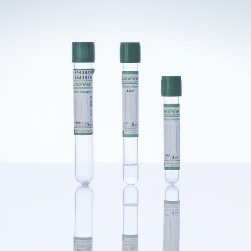 Лабораторная пробоотборная трубка - LIND-VAC® HG series PRP - OÜ InterVacTechnology - для плазменного анализа / с круглым дном / плазменная