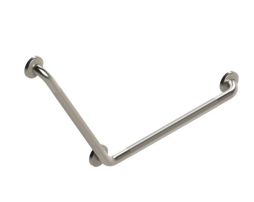 Поручень для ванной комнаты - GB-24x24-SK-1PK - HealthCraft Products - настенный / из нержавеющей стали / угловой