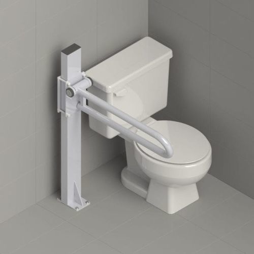 Напольный поручень - PT Rail™ Mast - HealthCraft Products - для туалета / для учреждений здравоохранения / из нержавеющей стали