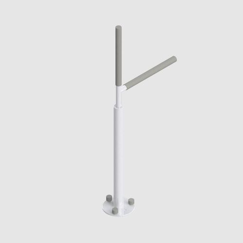 Поручень для ванной комнаты - Advantage Rail™ - HealthCraft Products - для учреждений здравоохранения / с регулируемой высотой / напольный