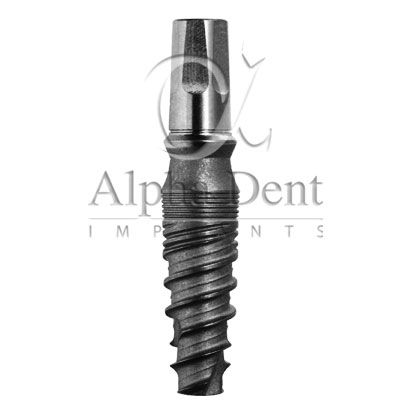 Конический зубной имплантат - Integral - Alpha Dent Implants - из титана / внешний / цельный