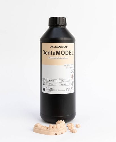 Стоматологический материал из полимера - DentaMODEL - ASIGA - для моделирования / для 3D-печати / для зубных коронок