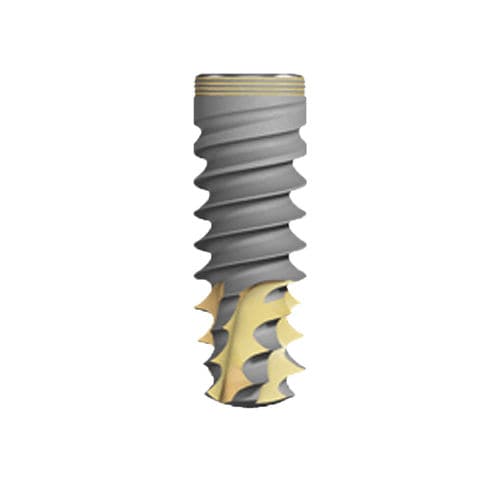 Цилиндрический конический зубной имплантат - Shark Dental Implant - Bhi Implants - из титана / внутренний шестиугольник / одномоментный