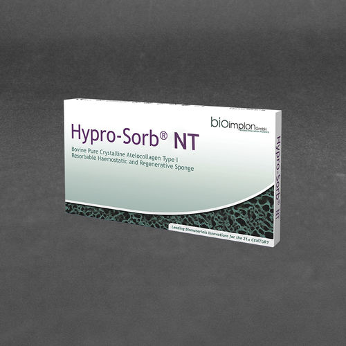 Тканевая матрица реконструктивная хирургия - Hypro-Sorb® NT - Bioimplon - коллагена / ксенотрансплантат / кровоостанавливающая