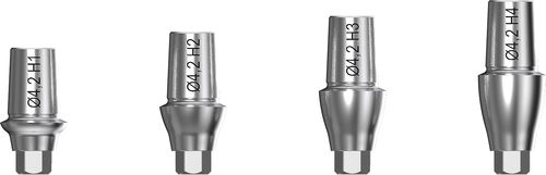 Абатмент из титана - WEEGO.FR - BIOTECH DENTAL - внутренний / прямой