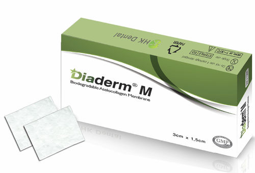 Тканевая матрица стоматологическая хирургия - Diaderm M Membrane - Cowellmedi - коллагена