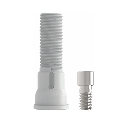 Абатмент из PMMA - Sub. Multi Plastic UCLA Cylinder - Cowellmedi - внешний / внутренний шестиугольник / прямой