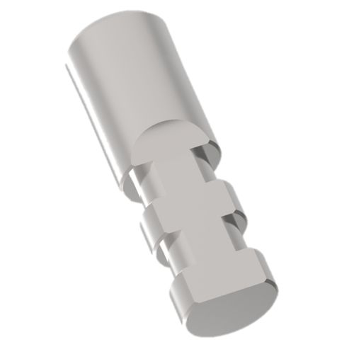 Аналог стоматологического имплантанта из нержавеющей стали - Sub-N. Replica - Cowellmedi - конический / внутренний шестиугольник / прямой