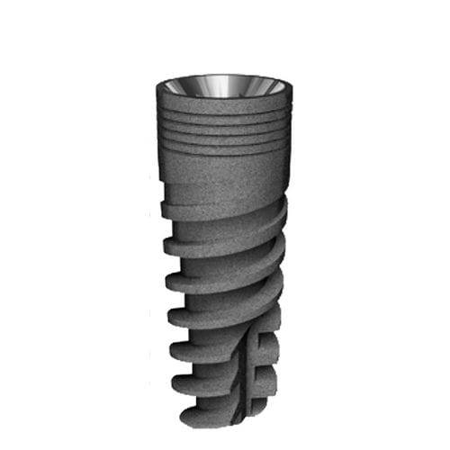 Конический зубной имплантат - DCL series - Dentin Implants Technologies LTD - из титана / внутренний шестиугольник / спиральный