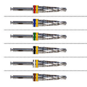 Сверло для стоматологической имплантологии - DDR-C0 series - Dentin Implants Technologies LTD - из нержавеющей стали / параллельное