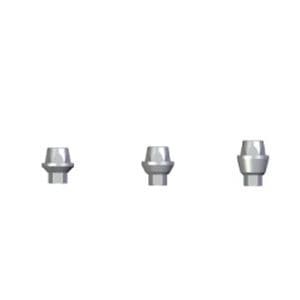 Абатмент из металла - ECA series - Dentin Implants Technologies LTD - внутренний шестиугольник / прямой