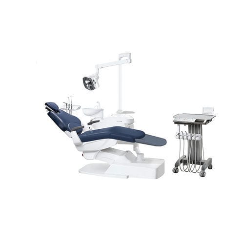 Стоматологическая установка с электрическим креслом - ZA-208Q1 - Foshan Ziann Medical Apparatus Co., Ltd - с гибким подголовником / с держателем инструментов / со светодиодной подсветкой
