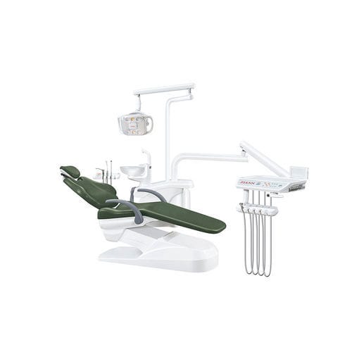 Стоматологическая установка с электрическим креслом - ZA-208C - Foshan Ziann Medical Apparatus Co., Ltd - с гибким подголовником / с держателем инструментов / со светодиодной подсветкой
