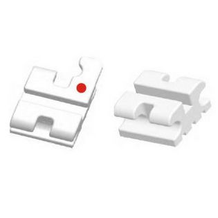 Эстетическая ортодонтические скобы - TZC1/TZC2 - Hangzhou Yahong Medical Apparatus Co., Ltd. - из керамики