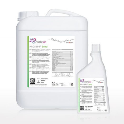Дезинфицирующее средство для медицинских приборов - PROSEPT® Sensi - Hygiene360 AG - жидкость / 5000 мл / 1000 мл