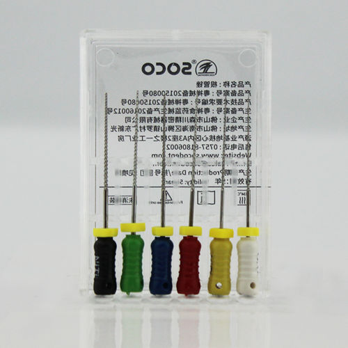 Ротационный стоматологический напильник - SCF - SOCO Precision Instrument Co., Ltd. - для лечения корневых каналов / NiTi