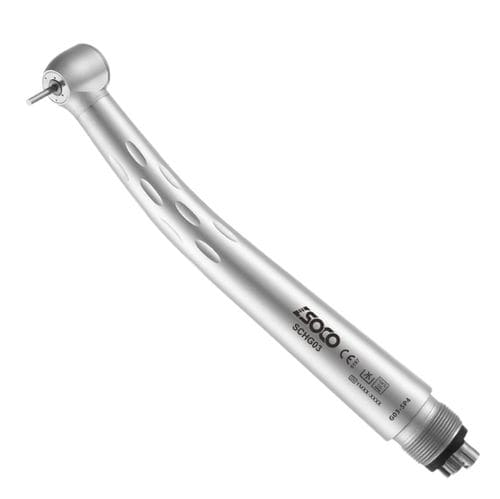 Турбина для стоматологии - G01 series - SOCO Precision Instrument Co., Ltd. - с системой подачи воздуха / с кнопкой / из титана