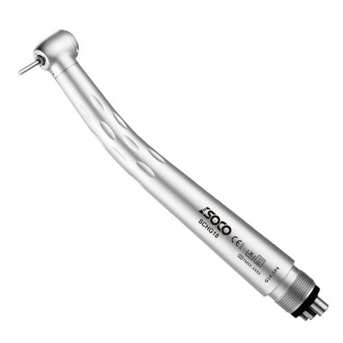 Турбина для стоматологии - SCHG18  - SOCO Precision Instrument Co., Ltd. - с системой подачи воздуха / с кнопкой / с тройным наружным распылителем