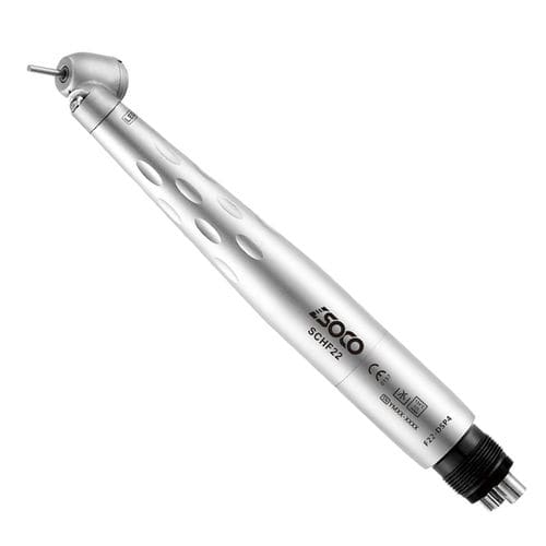 Турбина для стоматологии - SCHF22 - SOCO Precision Instrument Co., Ltd. - с системой подачи воздуха / 45° / с кнопкой