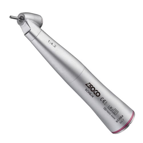 Эндонаконечник для стоматологии - SCHB4 - SOCO Precision Instrument Co., Ltd. - с системой подачи воздуха / мультипликатор / 45°