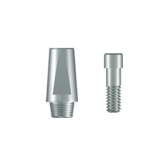 Абатмент из титана - SEOA xx0xN series - UFIT IMPLANT - внутренний / прямой / с цементом