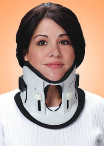 Жесткий шейный ортез - C-14 series - Becker Orthopedic - D (12 см) / с отверстием для трахеостомы / с защитой подбородка
