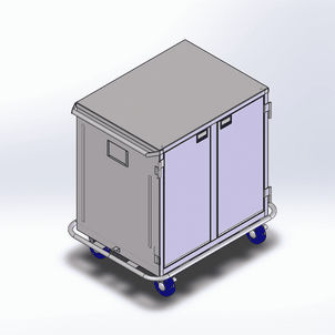 Тележка для стерилизации - SCCC02 - Case Medical - медицинская / для медицинских приборов / для хранения