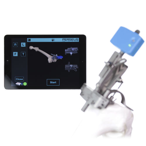 Устройство управления для оценки резекции коленного протеза - PERSEUS - Orthokey Italia - для оценки выравнивания колена / для оценки плана резекции / для интраоперационного планирования