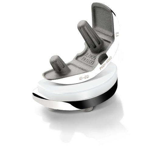 Коленный протез с одним отсеком - KAPS® - X-NOV Medical Technology - с фиксированным вкладышем / с цементом или без цемента