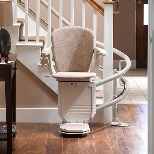 Подъемник для лестниц для прямых лестниц - Starla  - Stannah Stairlifts - для поворотных лестниц / для человека / на рейке